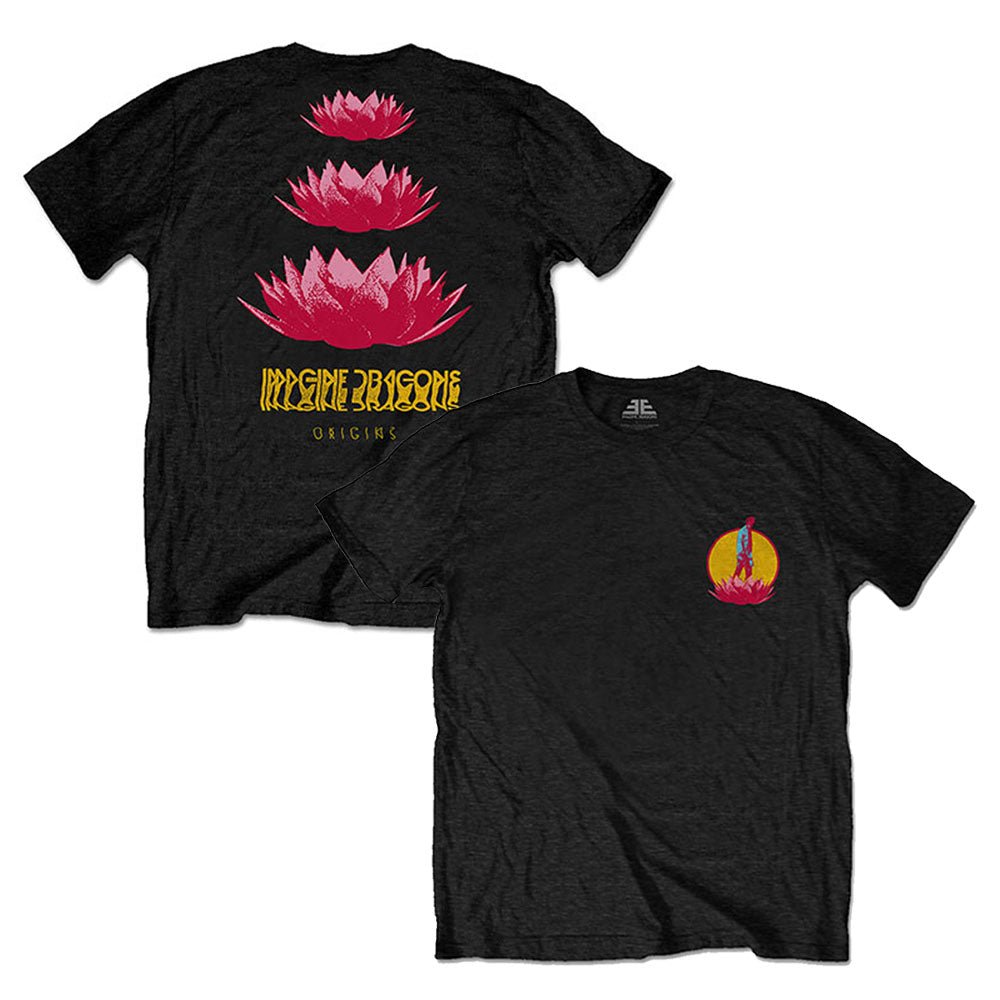 IMAGINE DRAGONS イマジンドラゴンズ - Origins Lotus / バックプリントあり / Tシャツ / メンズ - PGS
